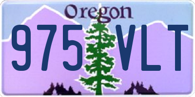 OR license plate 975VLT