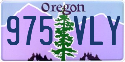 OR license plate 975VLY