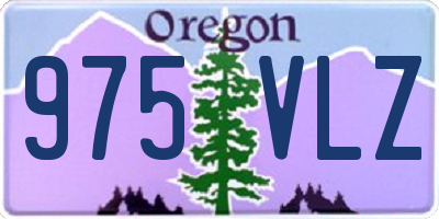 OR license plate 975VLZ