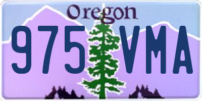 OR license plate 975VMA