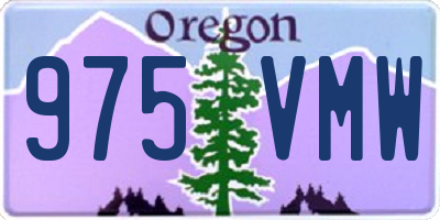 OR license plate 975VMW