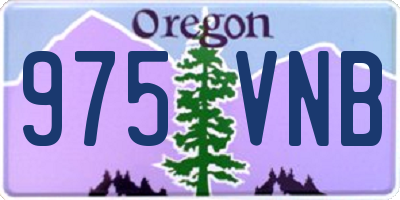 OR license plate 975VNB