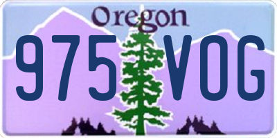 OR license plate 975VOG