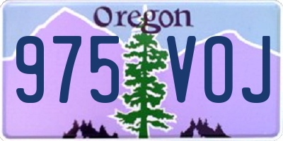 OR license plate 975VOJ