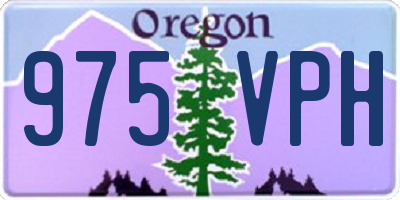 OR license plate 975VPH