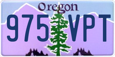 OR license plate 975VPT
