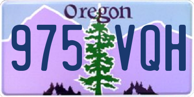 OR license plate 975VQH