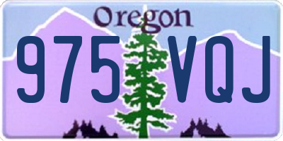 OR license plate 975VQJ