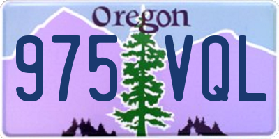 OR license plate 975VQL