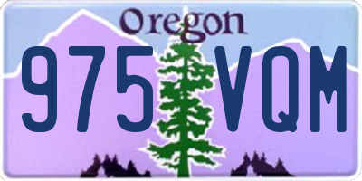OR license plate 975VQM