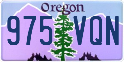 OR license plate 975VQN