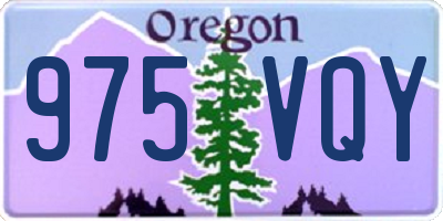 OR license plate 975VQY