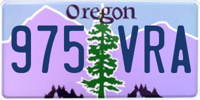 OR license plate 975VRA