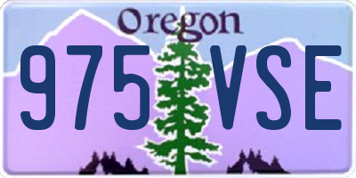 OR license plate 975VSE