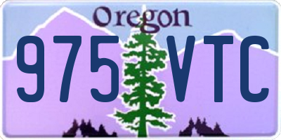 OR license plate 975VTC