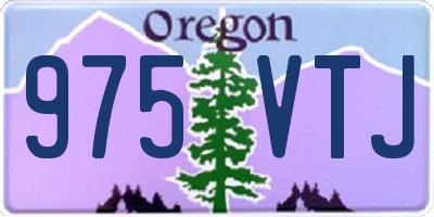 OR license plate 975VTJ
