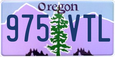 OR license plate 975VTL