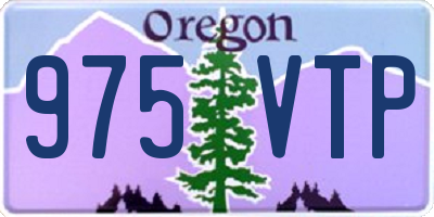 OR license plate 975VTP