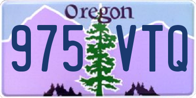OR license plate 975VTQ