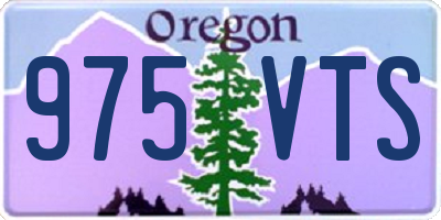 OR license plate 975VTS