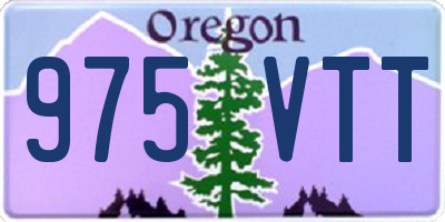 OR license plate 975VTT