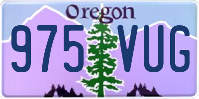 OR license plate 975VUG