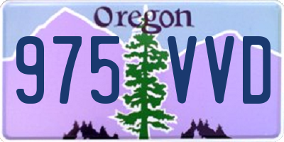 OR license plate 975VVD