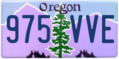 OR license plate 975VVE