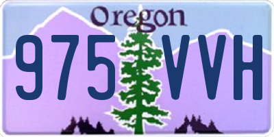 OR license plate 975VVH