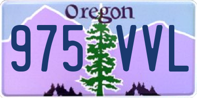 OR license plate 975VVL