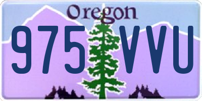 OR license plate 975VVU