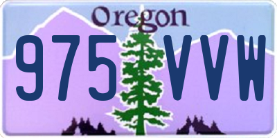 OR license plate 975VVW