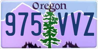OR license plate 975VVZ