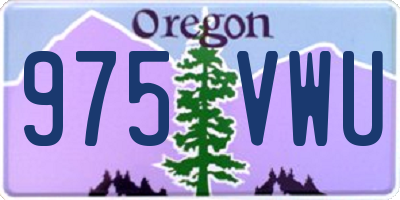 OR license plate 975VWU