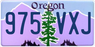 OR license plate 975VXJ