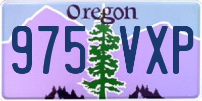OR license plate 975VXP