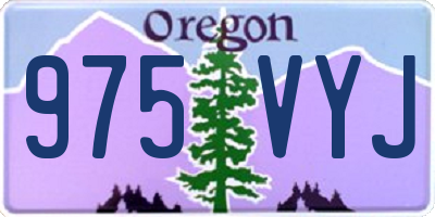 OR license plate 975VYJ