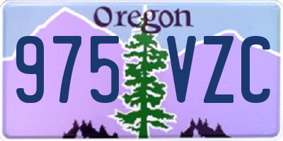 OR license plate 975VZC