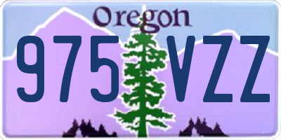 OR license plate 975VZZ