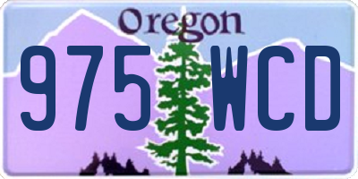 OR license plate 975WCD