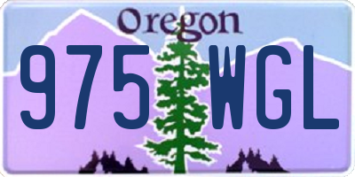 OR license plate 975WGL