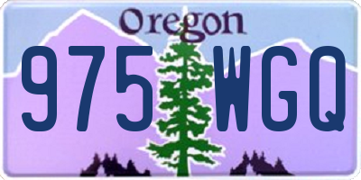 OR license plate 975WGQ
