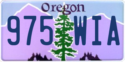 OR license plate 975WIA