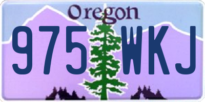 OR license plate 975WKJ