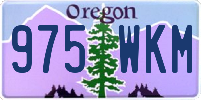 OR license plate 975WKM