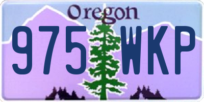 OR license plate 975WKP