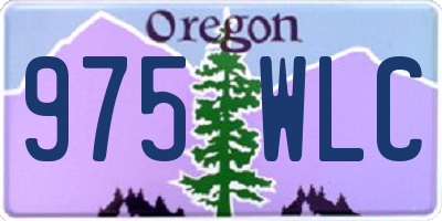 OR license plate 975WLC