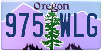OR license plate 975WLG
