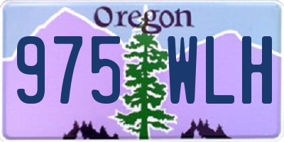 OR license plate 975WLH