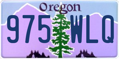 OR license plate 975WLQ